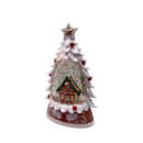 Lighted Gingerbread House Water Globe