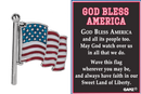 God Bless America - Swivel Flag Charm