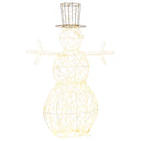 Lighted Holiday Snowman - 4 Feet Tall