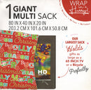 Massive TV or Bike Gift Bag - Christmas Joy