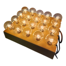 Patio Light Set - 20 G40 Bulbs on Brown Wire