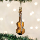 Violin Glass Ornament
