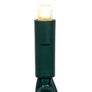 50-Light 5mm Warm White Frosted LED Green Wire Light Set - Christmas >> Lighting - by Kurt Adler - view 2