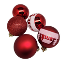 Shatterproof Decorated Ball Ornament Set -