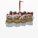 Adorable Owl Family Ornament - Family of 4 - The Country Christmas Loft