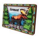 Glossy Layered Magnet - Vermont Moose