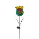 Solar-Powered Tulip Garden Stake - - Home & Living >> Garden - by Gerson - view 2