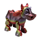 Daisy The Dairy Cow  - Rainbow Color