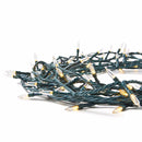 500 LED Microbright Lights - Warm White / Green Wire