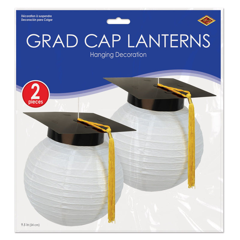 Grad Cap Paper Lanterns