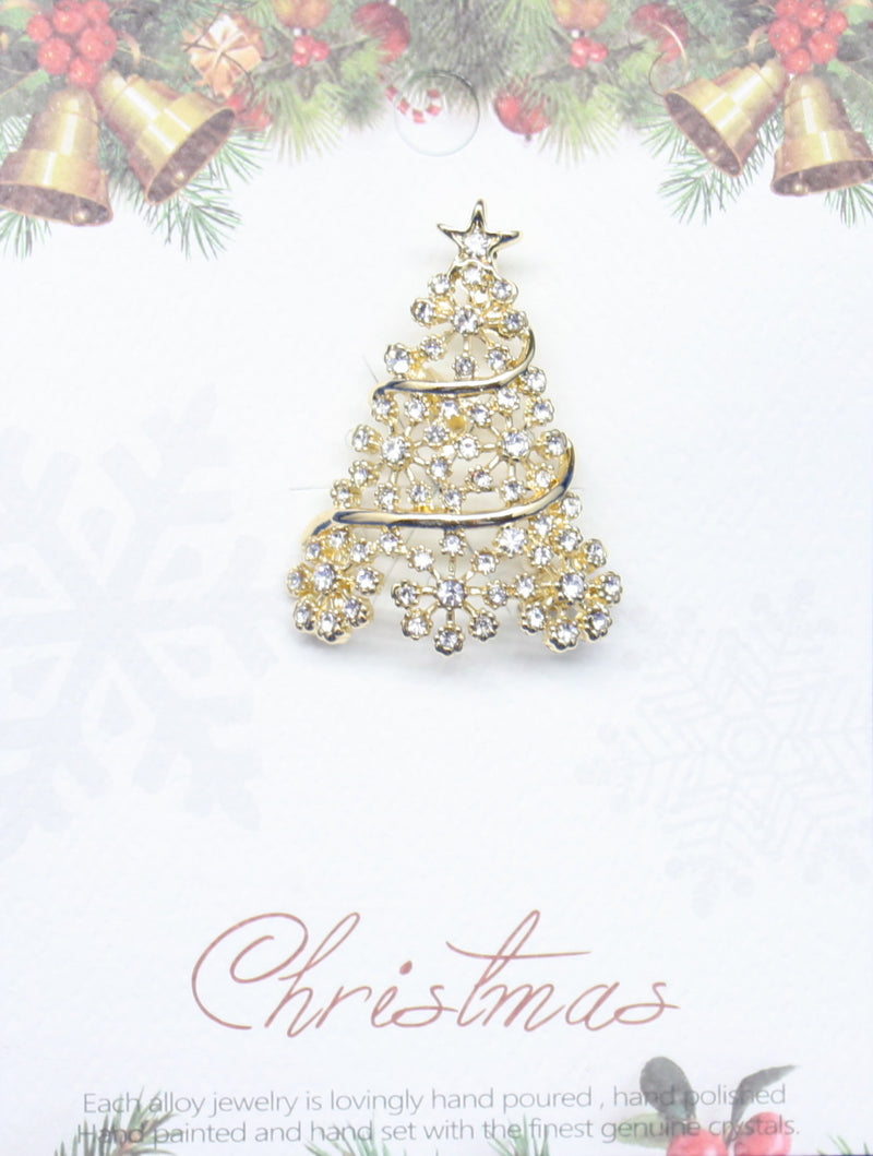 Enamel Finish Pin - Christmas Tree - The Country Christmas Loft