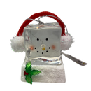 Lighted Snowman Cube with Earmuffs Ornament - Christmas >> Novelty - by Roman