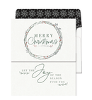 Winter Birch Boxed Cards – Berry Wreath & Joy Script