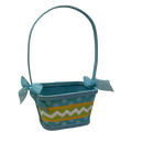 Basket Chevron/Dots Blue - Blue