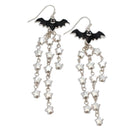 Bat with Star Dangle - Earrings