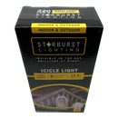 220-Light Starburst Cool White LED Icicle Light Set