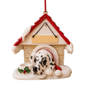 Ceramic Doghouse Ornament - Dalmatian - Animals - by E&S Pets