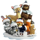 Woodland Family Of 5 Ornament