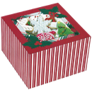 Holiday Square Treat Box 2 Pack - Cookies & Holly