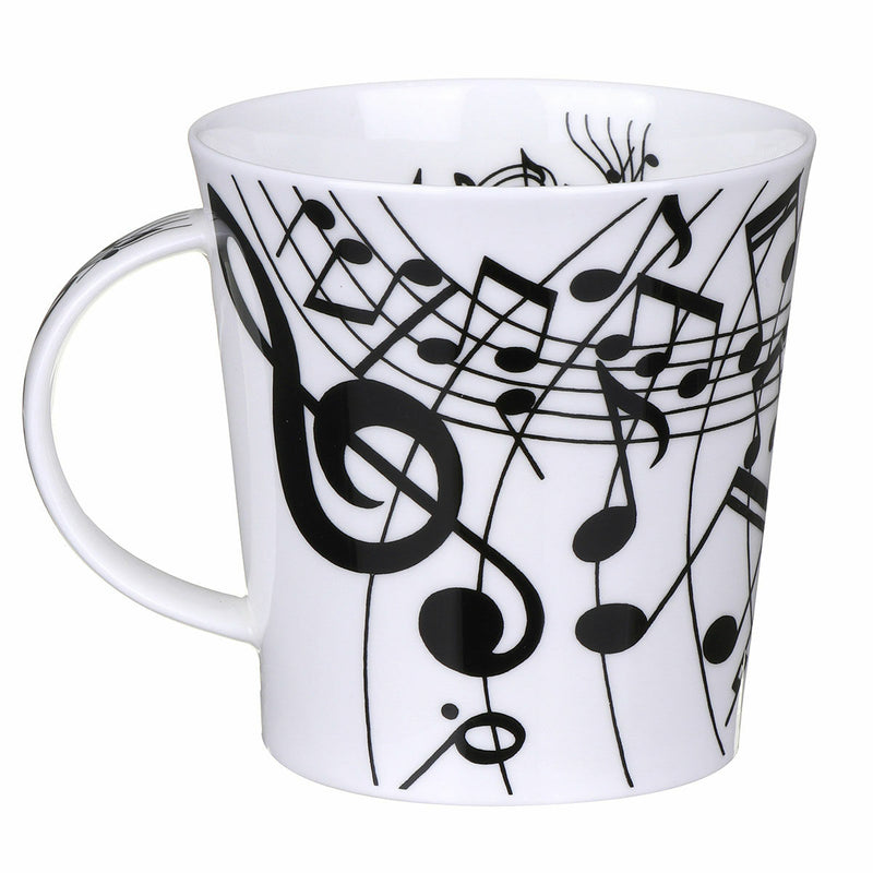 Cair Dunoon Ebony Music  Bone China Mug