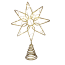 Gold Octagram Star - Tree Topper - 13 Inch