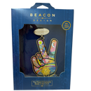 Hand Peace Sign Vermont Metal Ornament