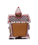 Light-Up Claydough Gingerbread House - 14 Inches tall - Christmas >> Decor - by Kurt Adler - view 2