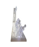 Lighted Musical Nativity Scene with Silver Bottom Base