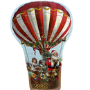 Diecut Hot Air Balloon  Advent Card With Envelope - Christmas >> Advent - by Alison Gardner - view 2