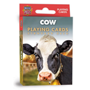 Cow Playing Cards - 54 Card Deck - Toy Shoppe >> Games - by Masterpiece Puzzle
