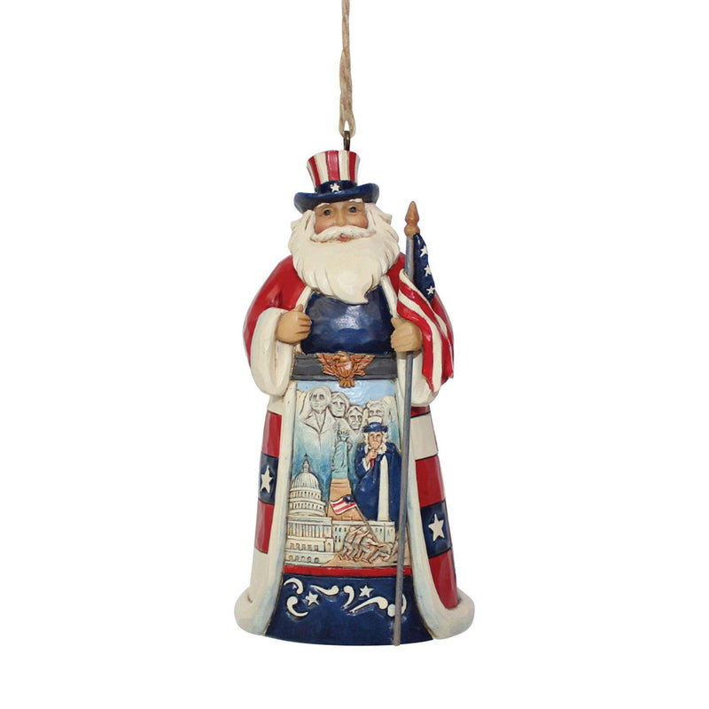 Jim Shore - American Santa Ornament