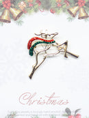 Enamel Finish Pin - Reindeer - The Country Christmas Loft