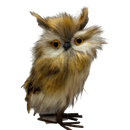 Handcrafted Owl Figurine - Ears Up