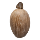 Modern Style Holy Family Carved Nativity - Ash Wood - 4.5 Inch