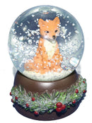 Mini Wildlife 45mm Water Snowglobe - Baby Fox - Christmas >> Snowglobes - by Roman