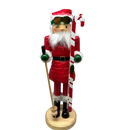 Skiing Santa Wooden Nutcracker