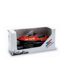 Red Snowmobile for Skilift Village