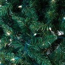 Point Pine Pre-Lit Christmas Tree - 4.5 Feet