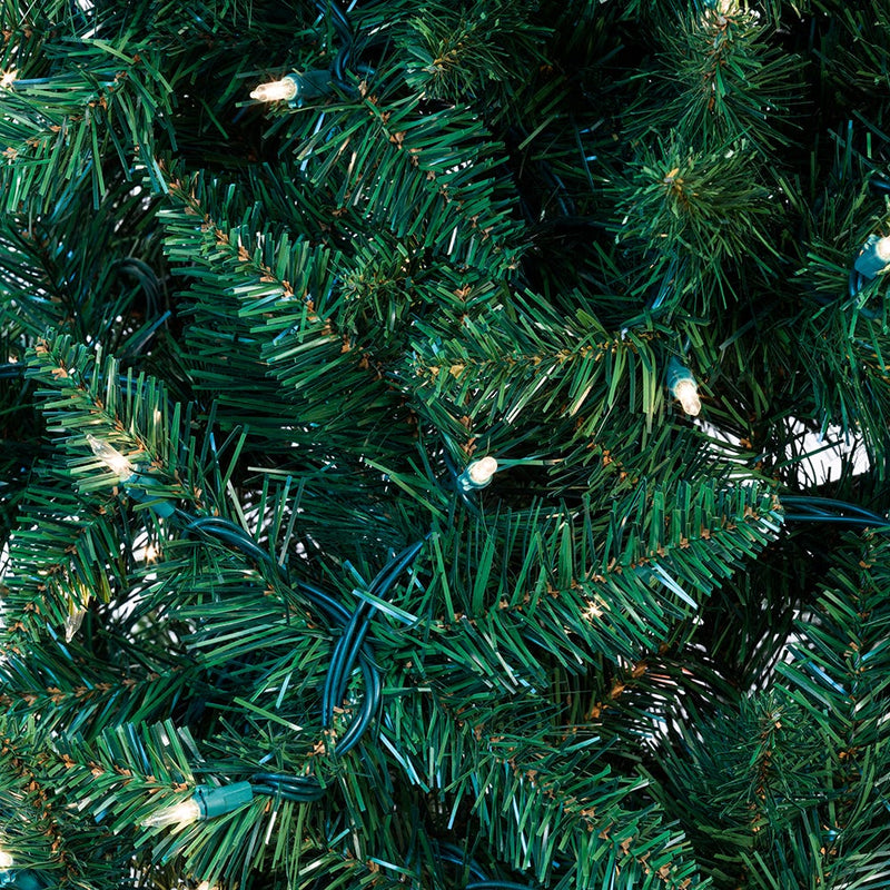 Point Pine Pre-Lit Christmas Tree - 4.5 Feet