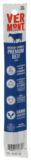 Vermont Smoke And Cure Hickory Smoked Beef Stick - Food >> General Foods >> Cookies and Snacks - by Vermont Smoke & Cure