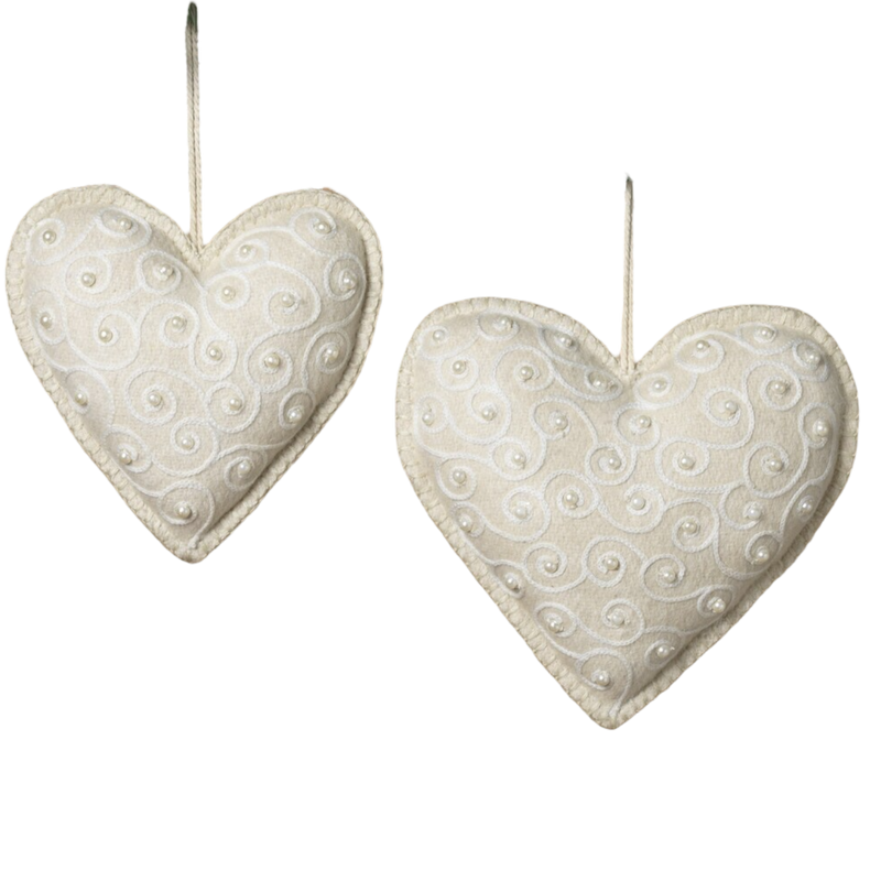 Fabric Heart Ornament