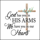 God Has You in His Arms Flower Figurine