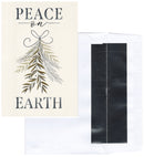 Peace on Earth Silver Foil Mistletoe Card Collection