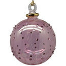 Amethyst Radiance Ornament with Crystal Chatons