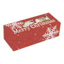 Holiday Treat Box 2 Pack - Snowflakes on Red