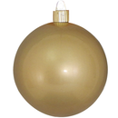 4" (100mm) Commercial Shatterproof Ball Ornament - Candy Gold - Christmas >> Ornaments >> Shatterproof - by Christmas By Kreb