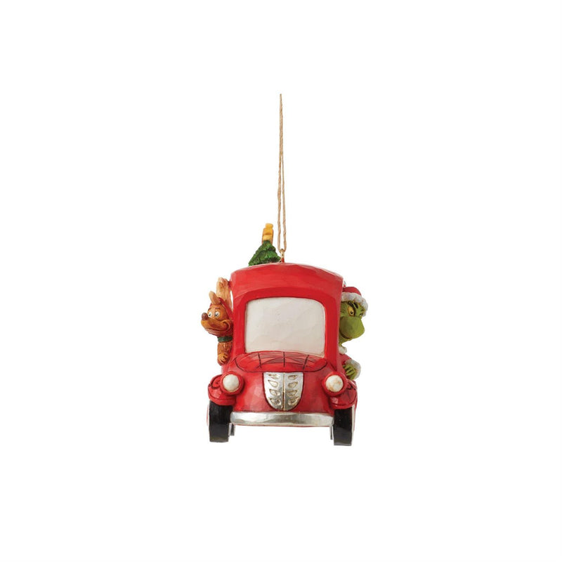 Grinch in Red Truck Ornament - The Country Christmas Loft