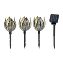 Solar Powered Copper Lily lights - set of 3 - Home & Living >> Garden - by Gerson