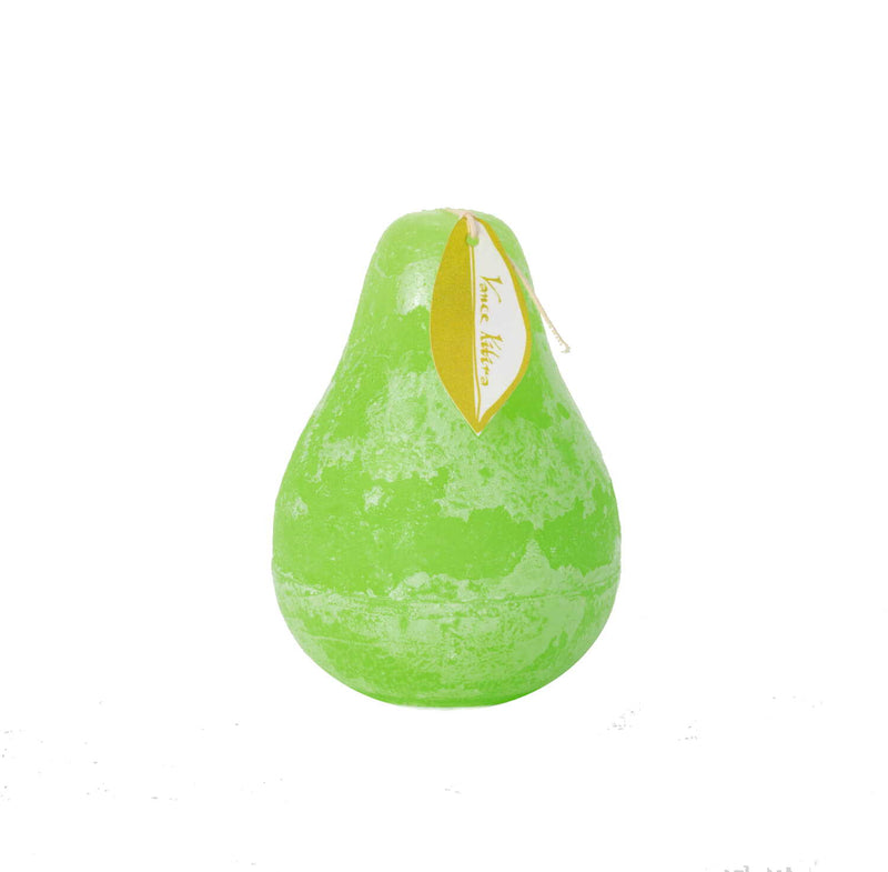 Timber Pear Candle (3" x 4" ) - Lollypop Green - The Country Christmas Loft
