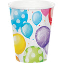 Balloon Party Paper Cups - Housewares >> Paper Goods - by Creative Converting